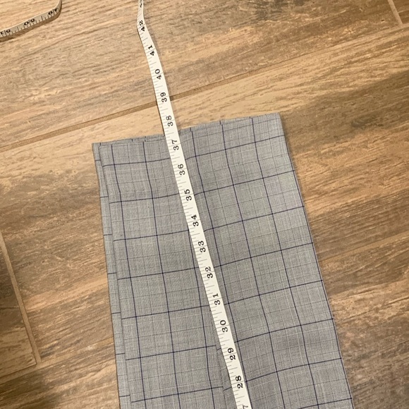 NWOT ROSSI MAN GRAY PLAID SIZE 34S - Picture 5 of 10